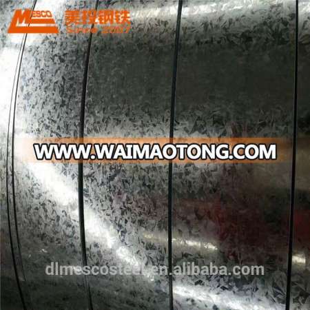 ASTM AISI JIS GB Q195 galvanized steel strip in coil z30 Z60 Z80